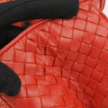 Intrecciato Red lambskin B08182798Iイントレチャート レッド ラムスキン B08182798I