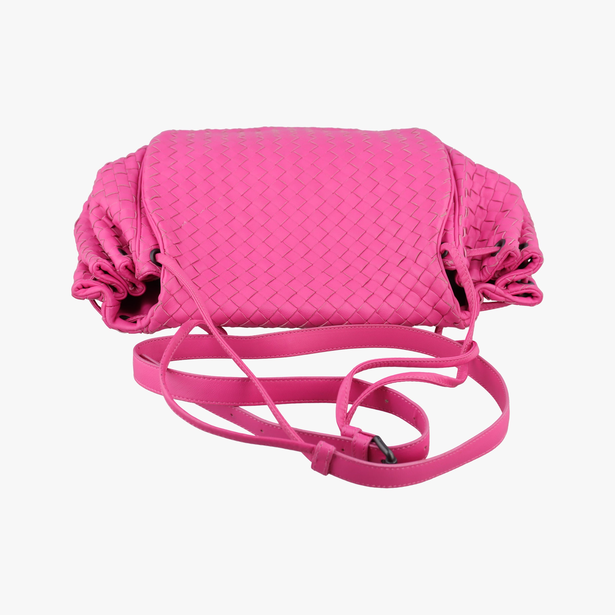 Intrecciato Rose lambskin B03182155Vイントレチャート ローズ レッド ラムスキン B03182155V