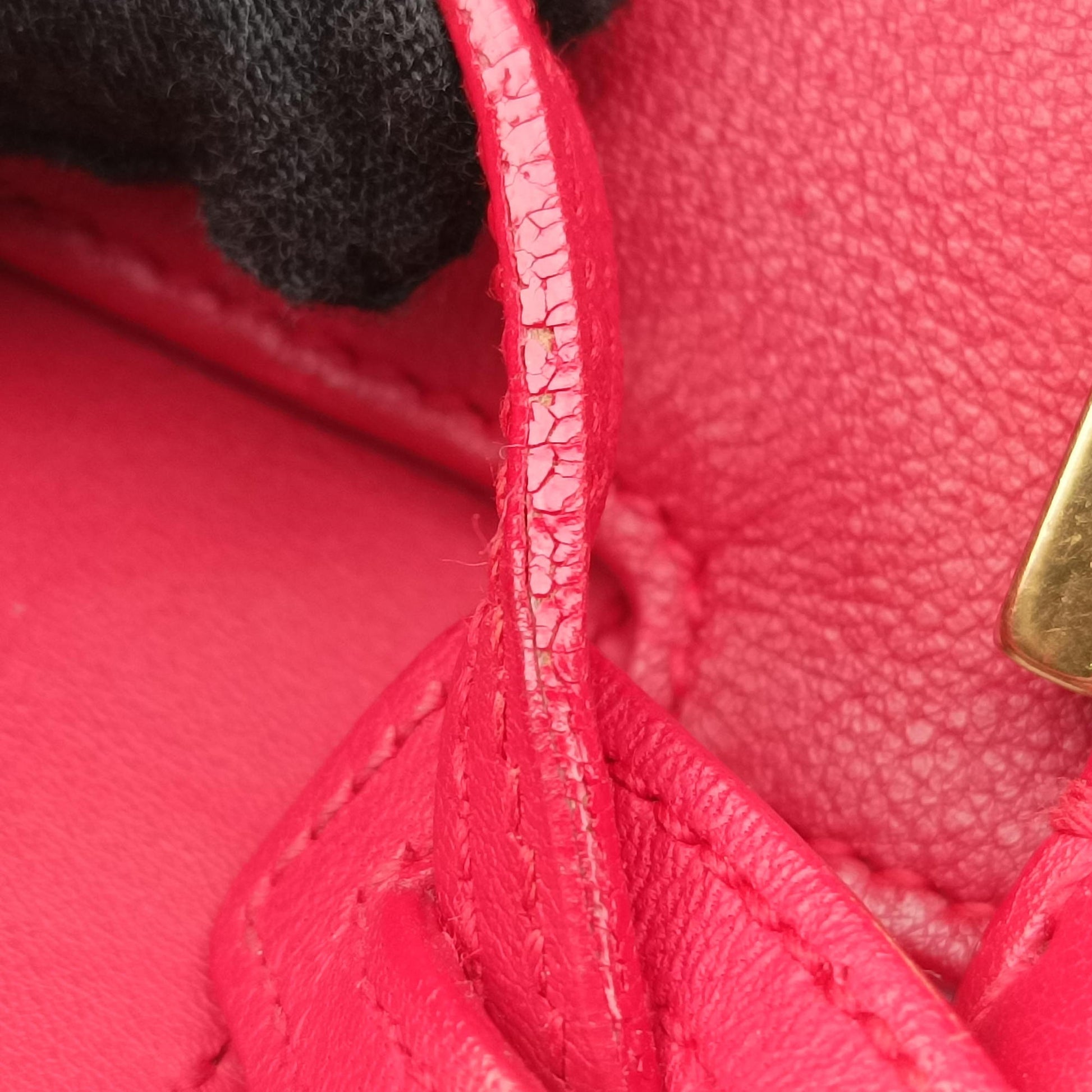 BABY CABAS Red Leather 394461 GRP394461.0715ベイビーカバス レッド レザー 394461 GRP394461.0715