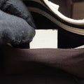 New Jackie Brown×White PVC coated canvas×Leather 203493 D4507378ニュージャッキー ブラウン×ホワイト PVCコーティングキャンバス×レザー 203493 D4507378