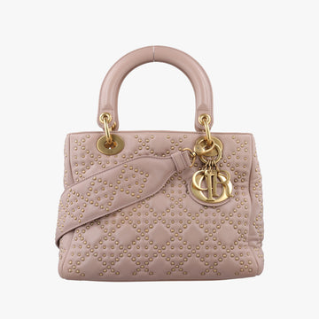 Lady Dior Pink lambskin 16-BO-0127レディディオール ピンク ラムスキン 16-BO-0127