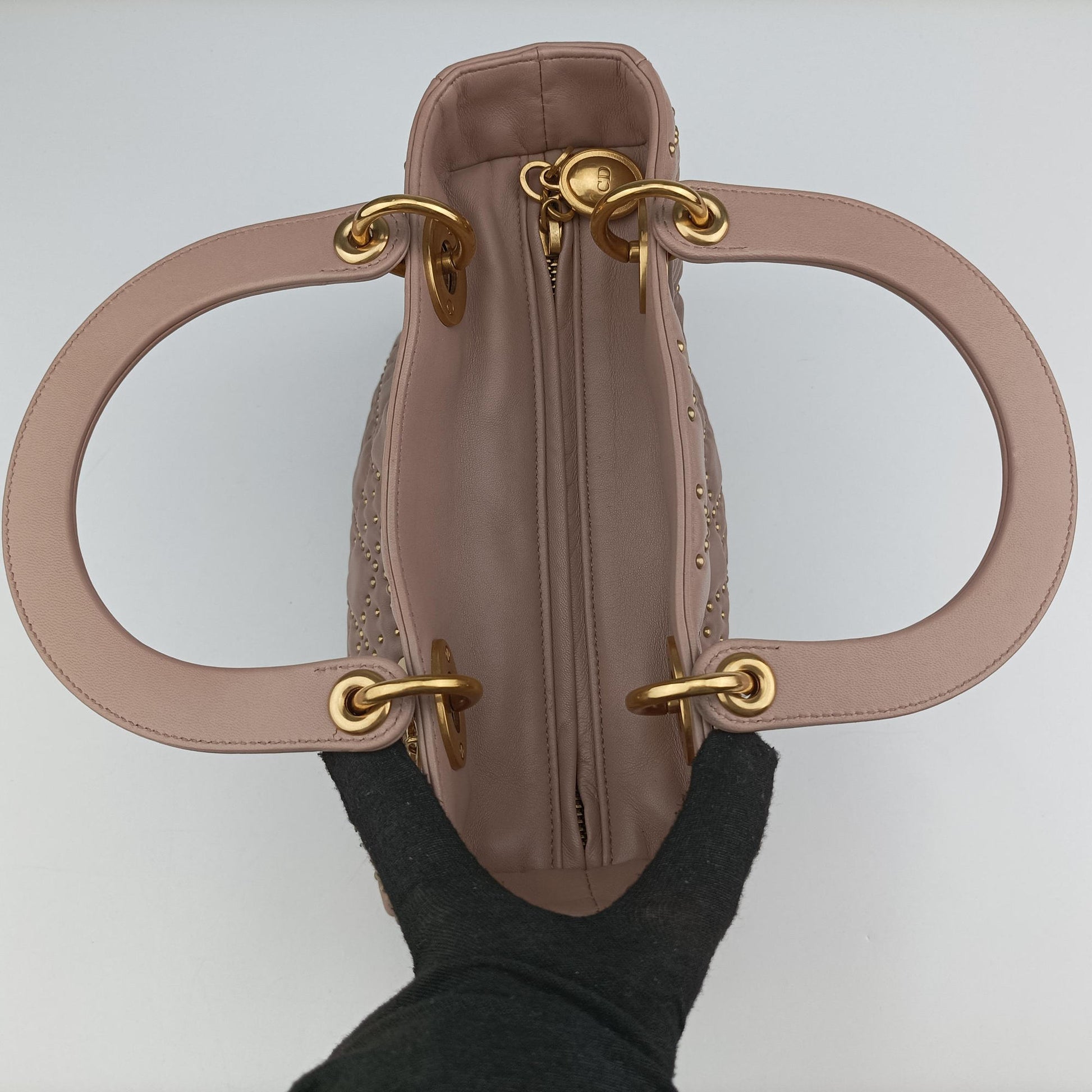 Lady Dior Pink lambskin 16-BO-0127レディディオール ピンク ラムスキン 16-BO-0127