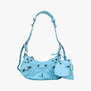 Le Cagole mini Blue fabric 671309.4809.P.640167ル カゴール ミニ ブルー ファブリック　 671309.4809.P.640167