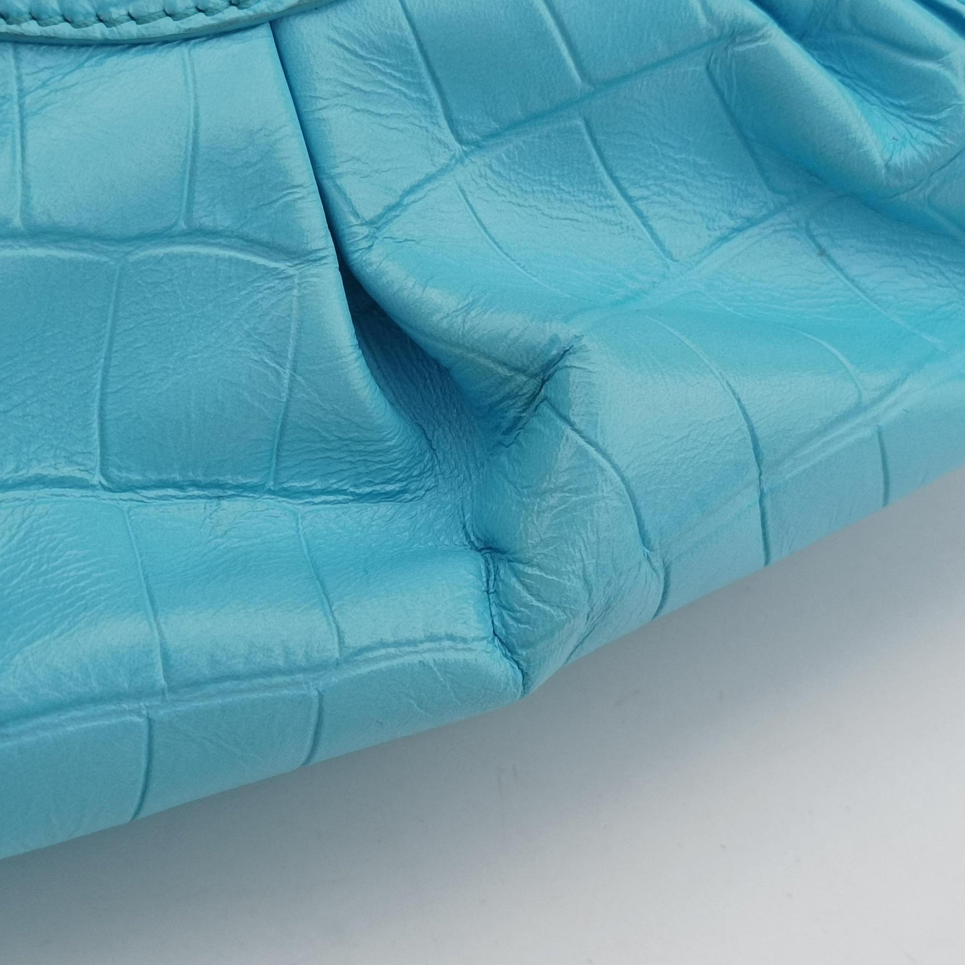 Le Cagole mini Blue fabric 671309.4809.P.640167ル カゴール ミニ ブルー ファブリック　 671309.4809.P.640167