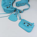Le Cagole mini Blue fabric 671309.4809.P.640167ル カゴール ミニ ブルー ファブリック　 671309.4809.P.640167