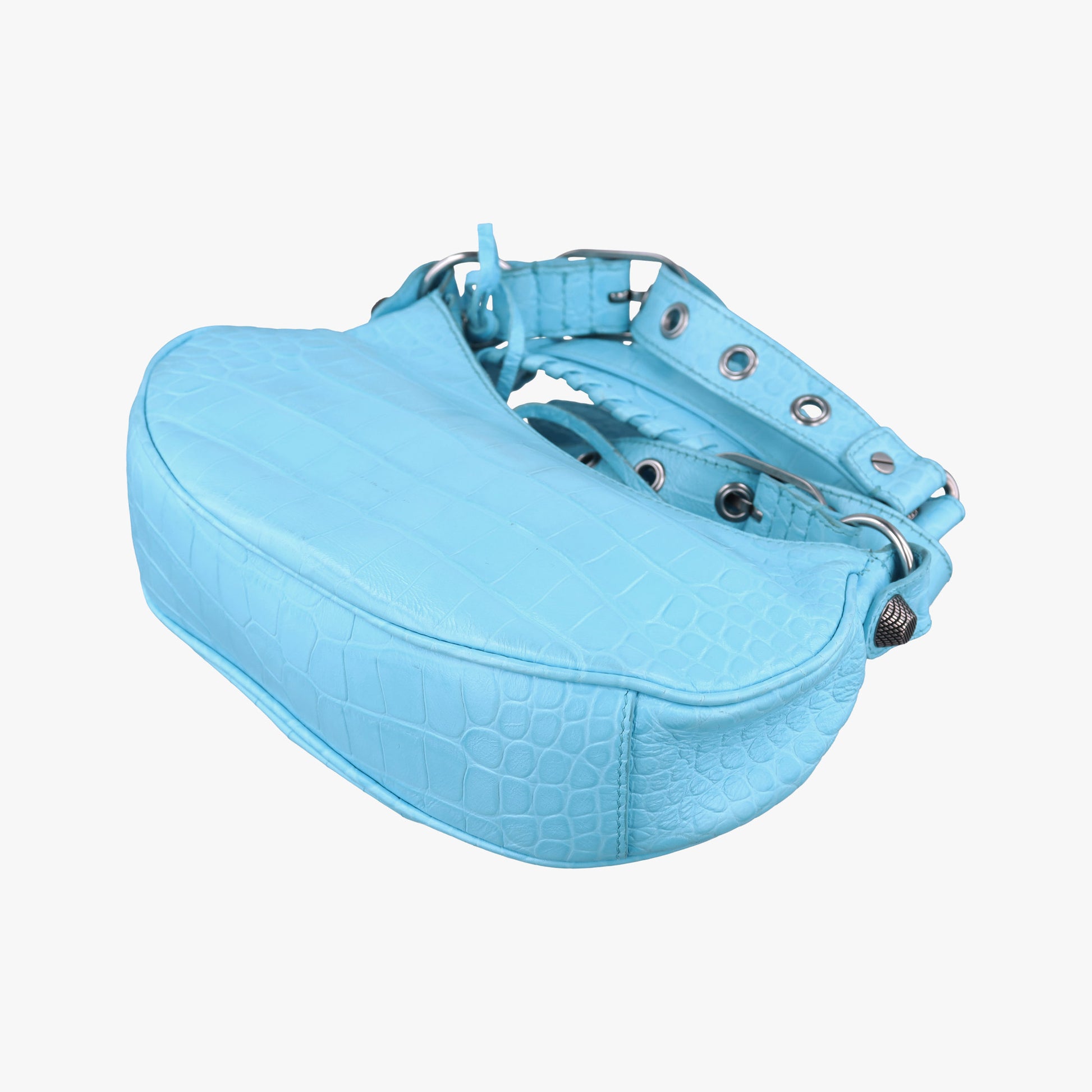 Le Cagole mini Blue fabric 671309.4809.P.640167ル カゴール ミニ ブルー ファブリック　 671309.4809.P.640167