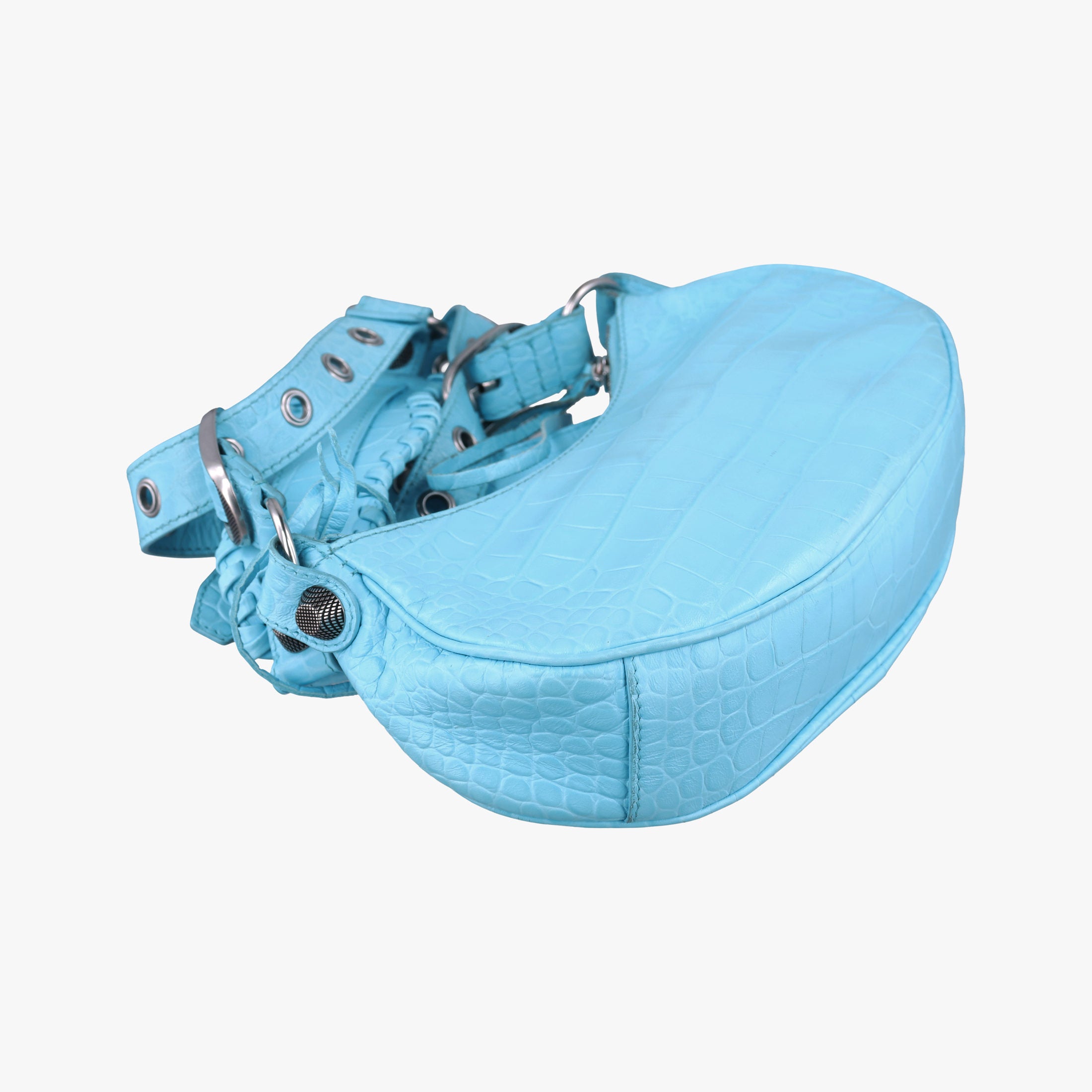 Le Cagole mini Blue fabric 671309.4809.P.640167ル カゴール ミニ ブルー ファブリック　 671309.4809.P.640167