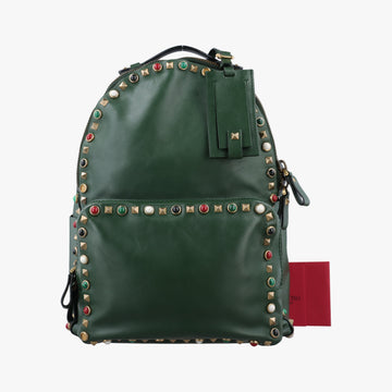 Rockstud Green Leather BL-K858NDF0ロックスタッズ グリーン レザー BL-K858NDF0