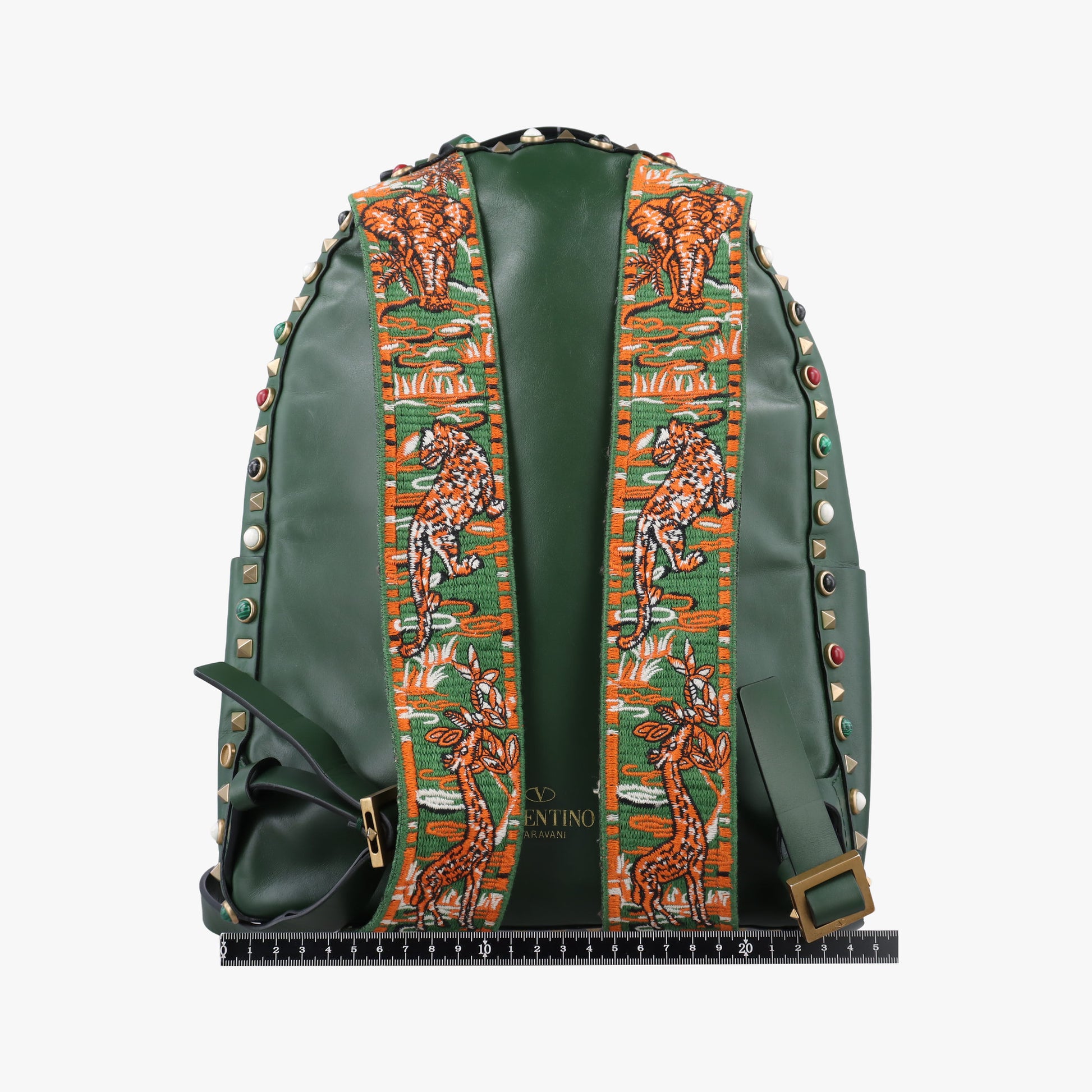 Rockstud Green Leather BL-K858NDF0ロックスタッズ グリーン レザー BL-K858NDF0