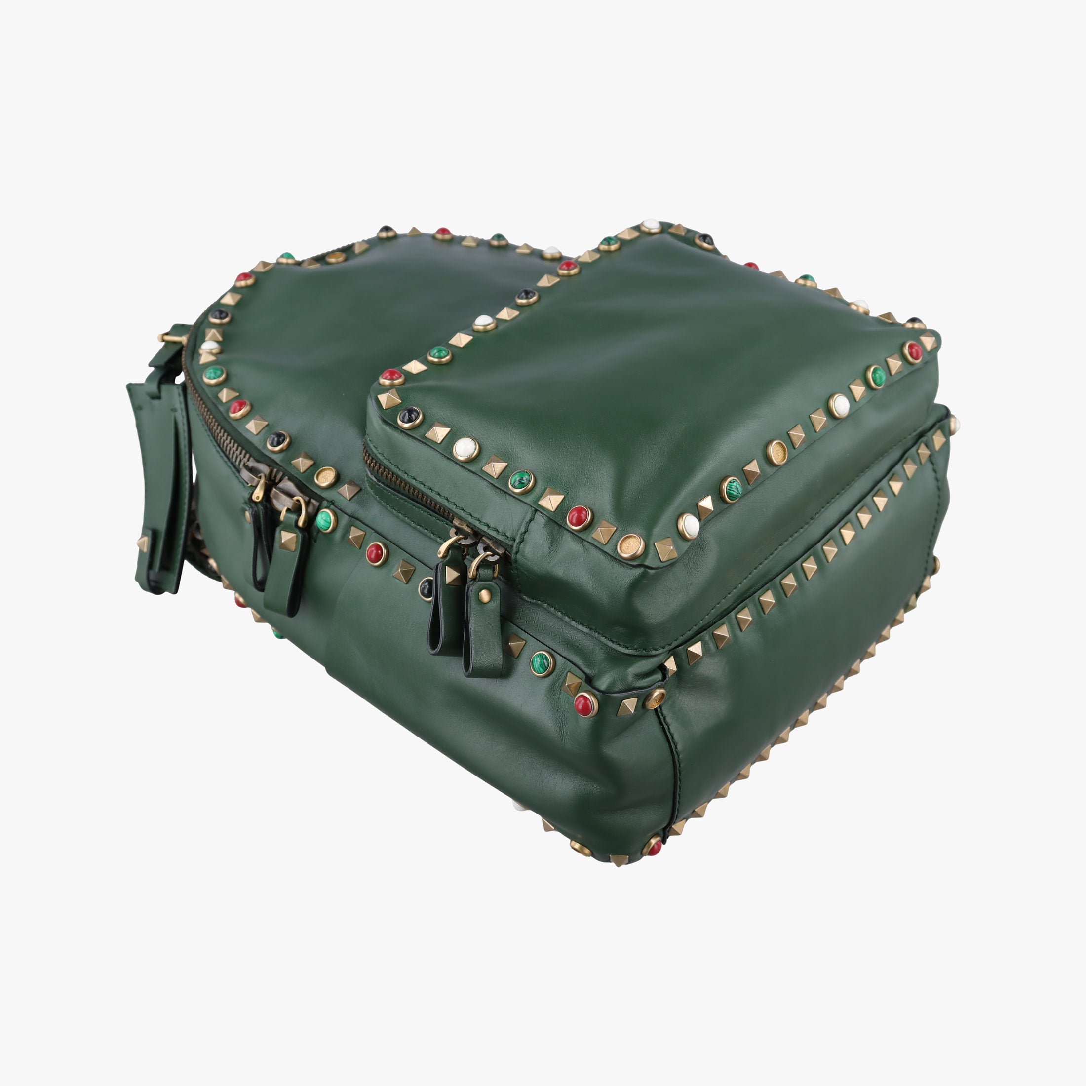 Rockstud Green Leather BL-K858NDF0ロックスタッズ グリーン レザー BL-K858NDF0