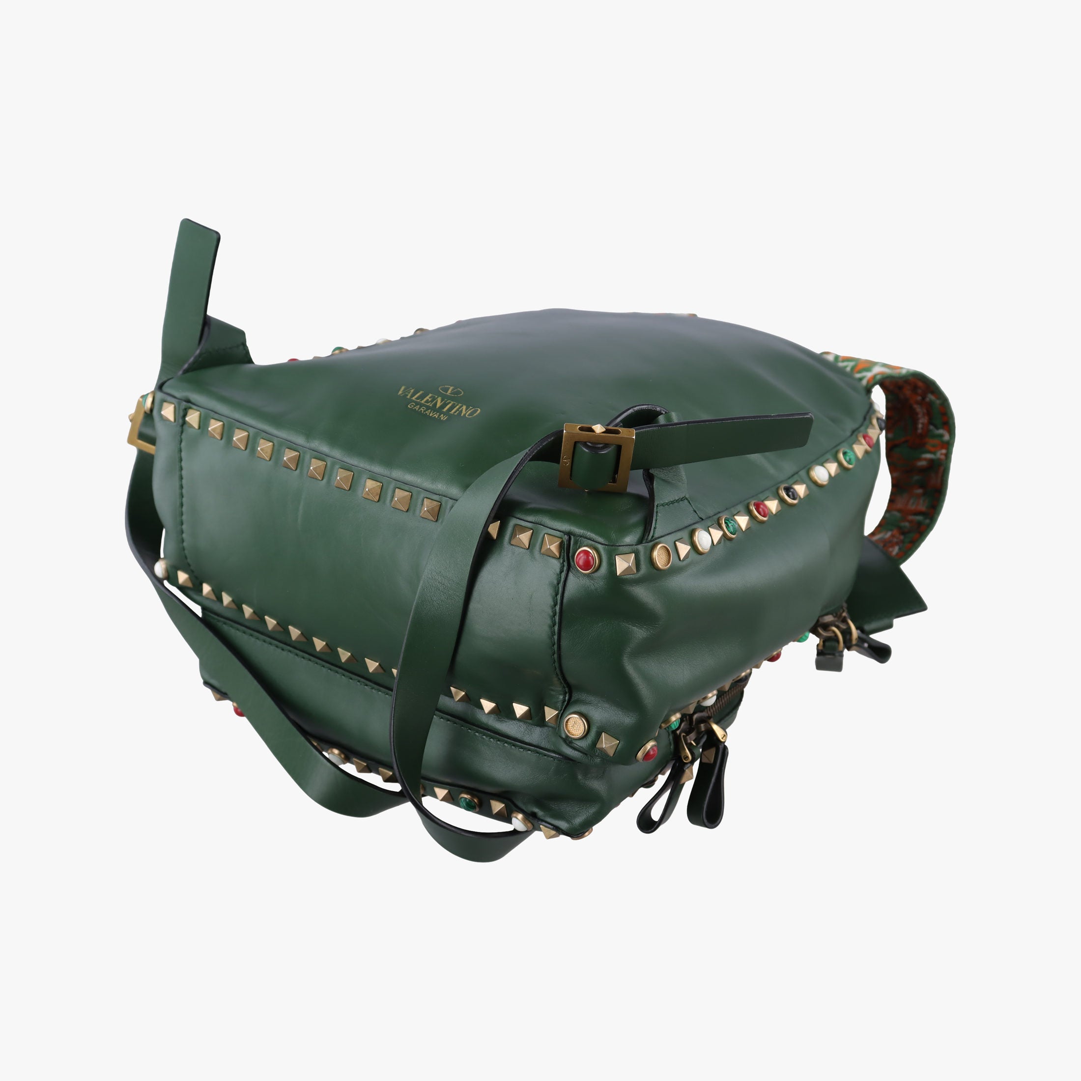 Rockstud Green Leather BL-K858NDF0ロックスタッズ グリーン レザー BL-K858NDF0
