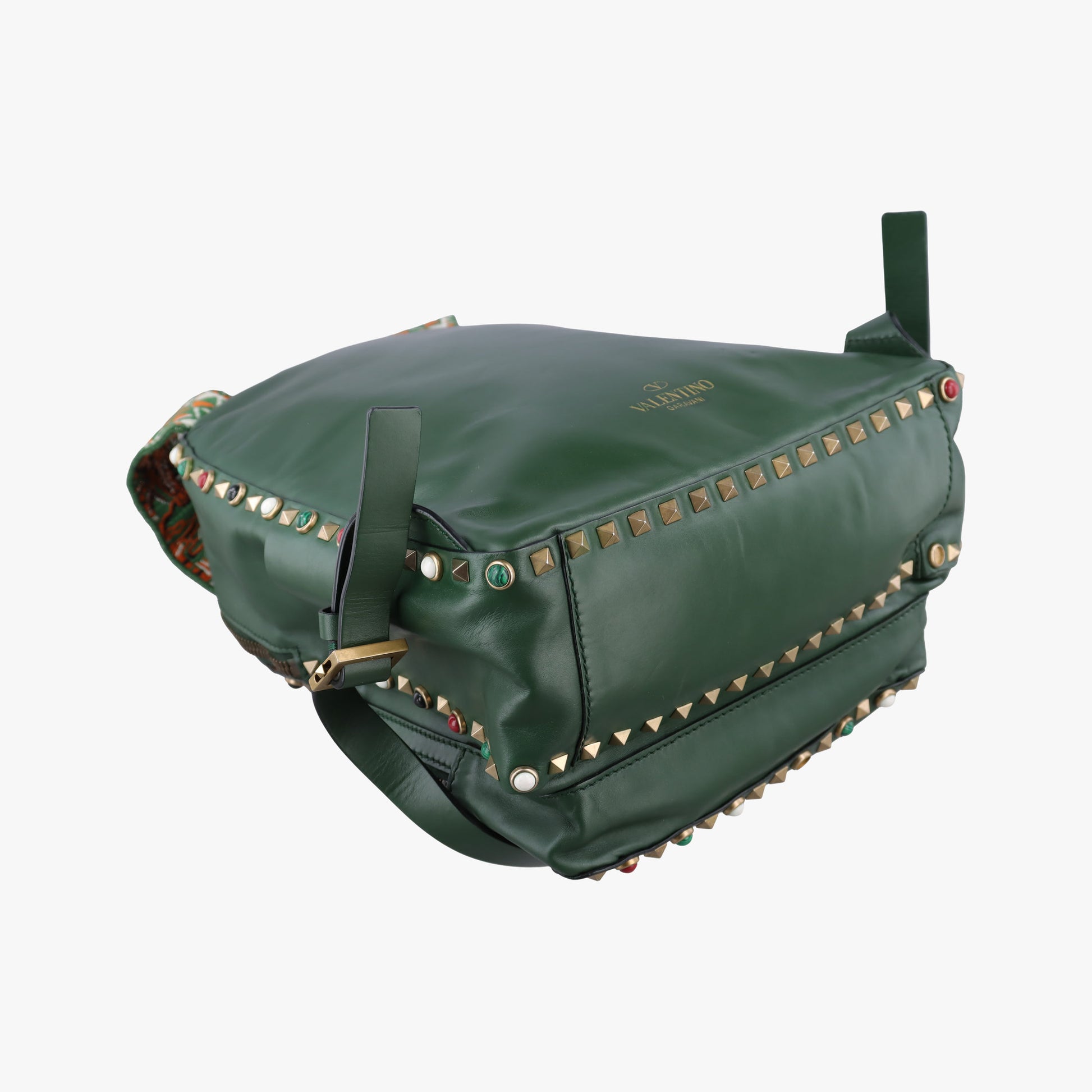 Rockstud Green Leather BL-K858NDF0ロックスタッズ グリーン レザー BL-K858NDF0