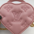 Pop My Heart Pouch pink Leather M82526 IC Chipポップマイハートポーチ ピンク レザー M82526 ICチップ