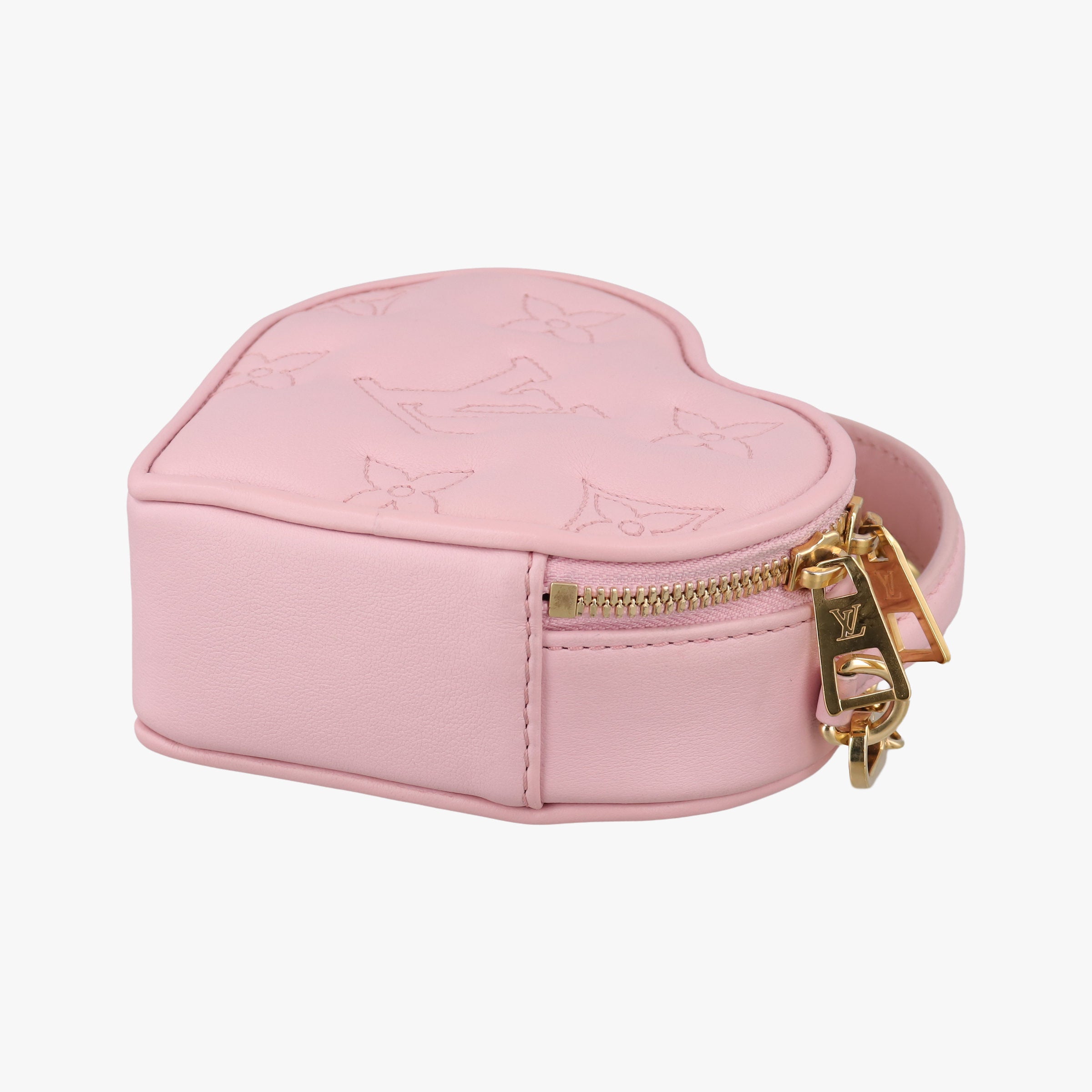 Pop My Heart Pouch pink Leather M82526 IC Chipポップマイハートポーチ ピンク レザー M82526 ICチップ