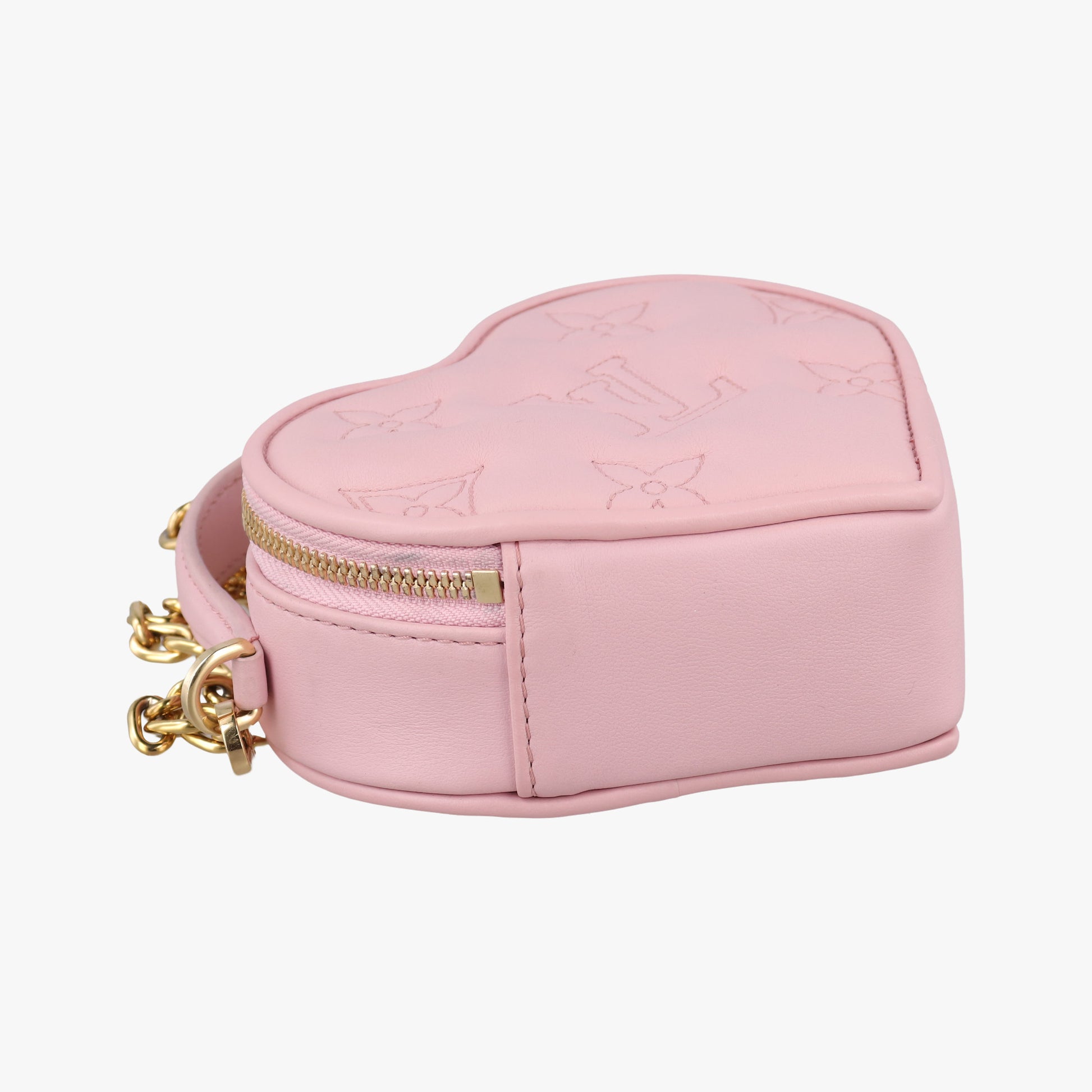 Pop My Heart Pouch pink Leather M82526 IC Chipポップマイハートポーチ ピンク レザー M82526 ICチップ