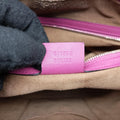 GG SUPREME Beige×Pink×Red PVC coated canvas × leather 409534 A019186148GGスプリーム ブラウン PVCコーティングキャンバス×レザー 409534 A019186148
