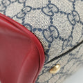 GG SUPREME Beige x Red x Navy PVC coated canvas×Leather 409529 B020287774GGスプリーム ベージュ×レッド×ネイビー PVCコーティングキャンバス×レザー 409529 B020287774