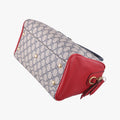 GG SUPREME Beige x Red x Navy PVC coated canvas×Leather 409529 B020287774GGスプリーム ベージュ×レッド×ネイビー PVCコーティングキャンバス×レザー 409529 B020287774