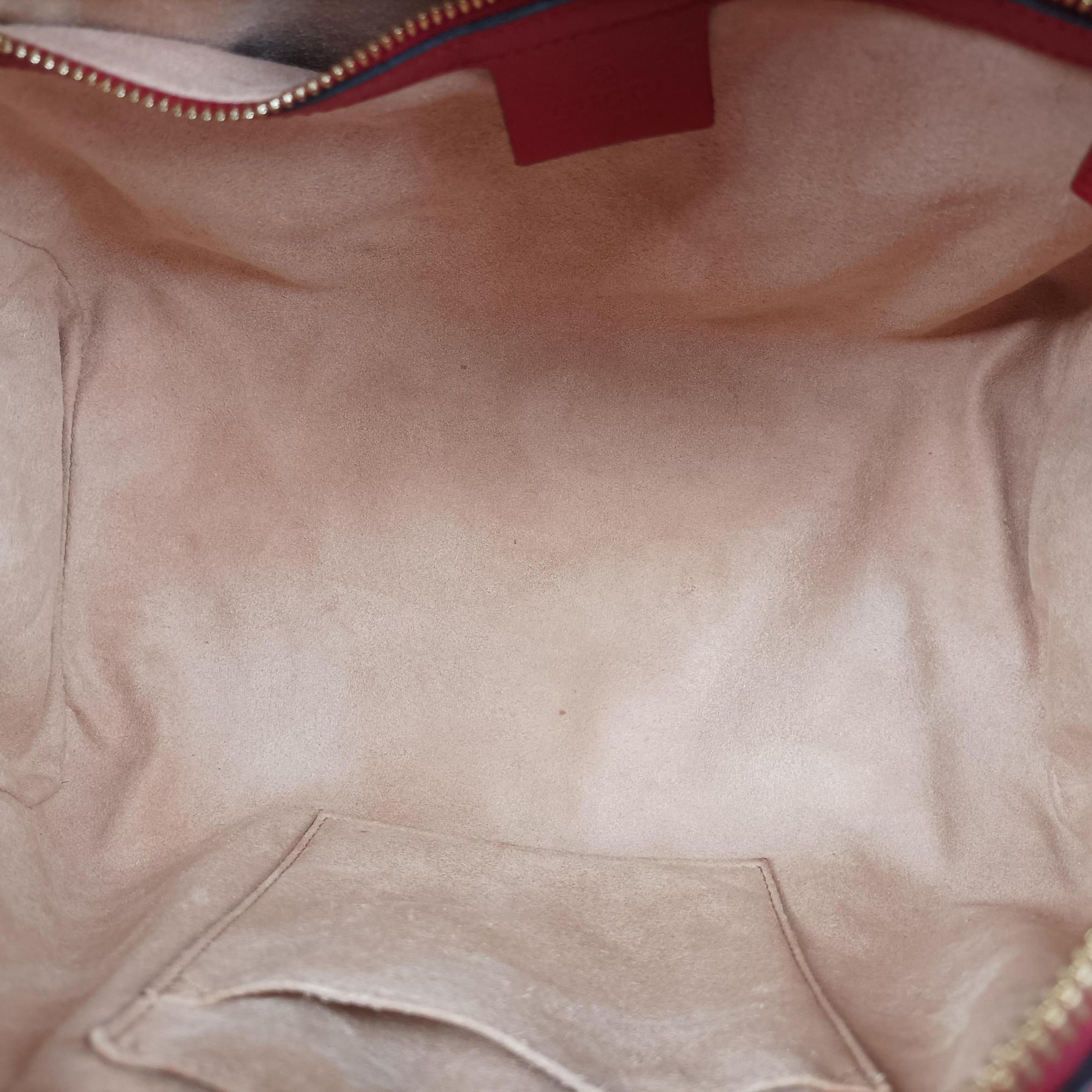 GG SUPREME Beige x Red x Navy PVC coated canvas×Leather 409529 B020287774GGスプリーム ベージュ×レッド×ネイビー PVCコーティングキャンバス×レザー 409529 B020287774
