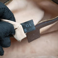 Ophidia GG Small Brown PVC coated canvas×Leather 524532 F026659096オフィディア GG スモール ブラウン PVCコーティングキャンバス×レザー 524532 F026659096