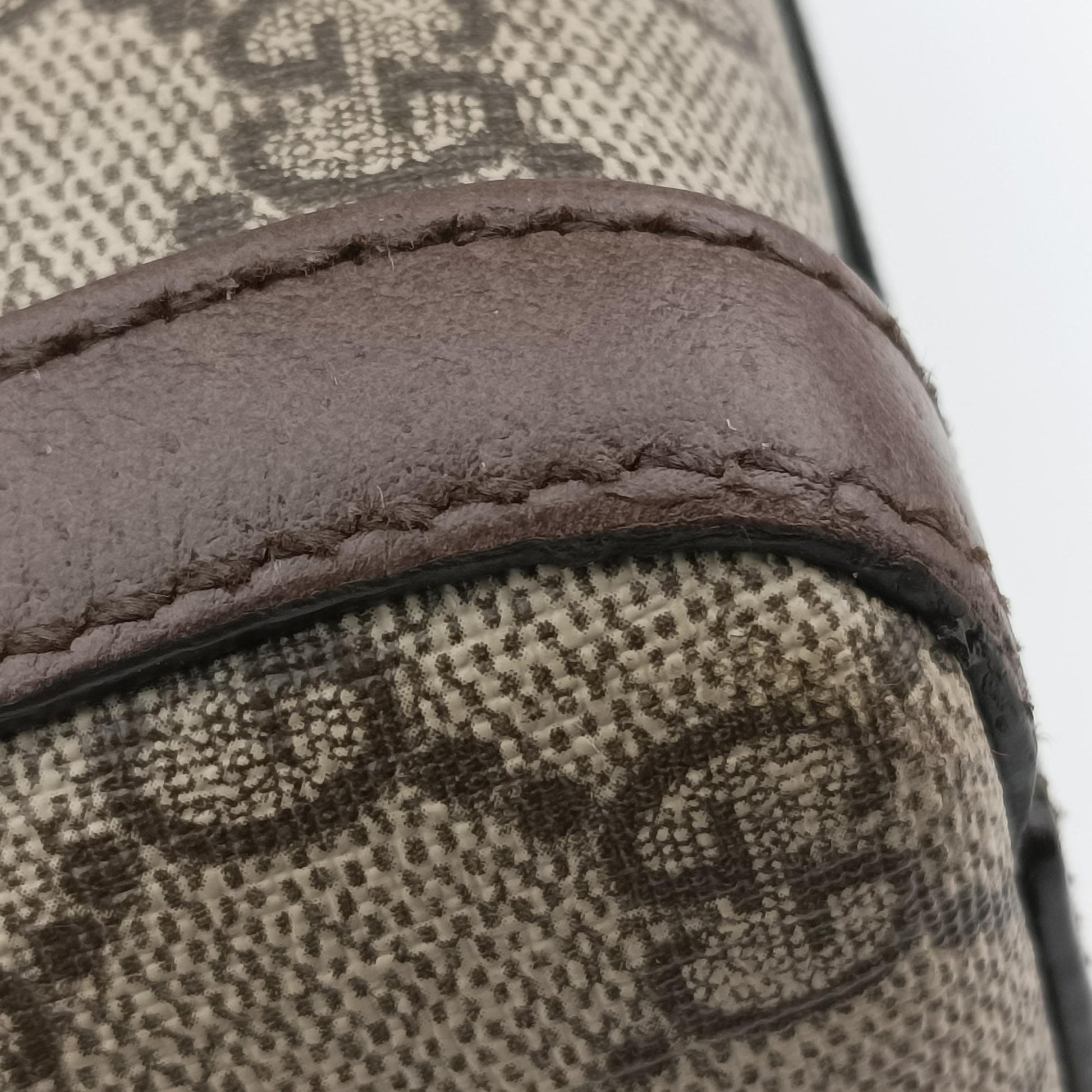 Ophidia GG Small Brown PVC coated canvas×Leather 524532 F026659096オフィディア GG スモール ブラウン PVCコーティングキャンバス×レザー 524532 F026659096