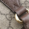 Ophidia GG Small Brown PVC coated canvas×Leather 524532 F026659096オフィディア GG スモール ブラウン PVCコーティングキャンバス×レザー 524532 F026659096