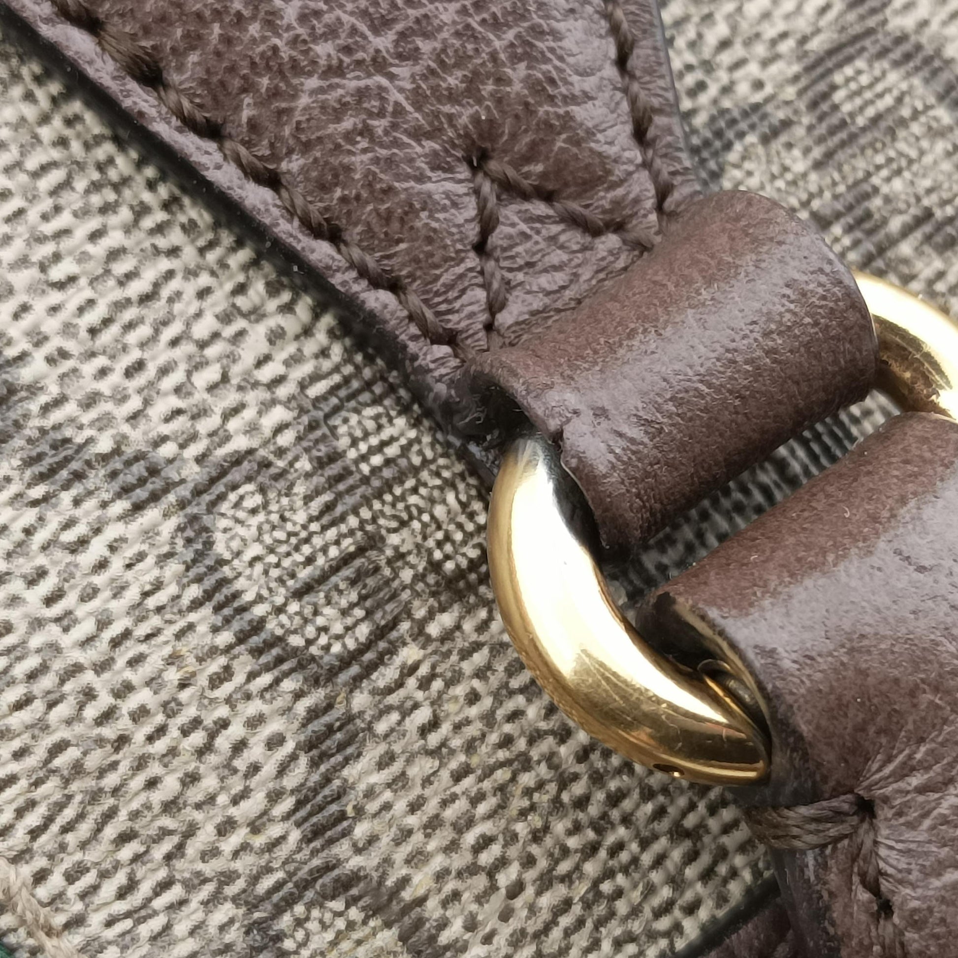 Ophidia GG Small Brown PVC coated canvas×Leather 524532 F026659096オフィディア GG スモール ブラウン PVCコーティングキャンバス×レザー 524532 F026659096