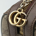 Ophidia GG Small Brown PVC coated canvas×Leather 524532 F026659096オフィディア GG スモール ブラウン PVCコーティングキャンバス×レザー 524532 F026659096