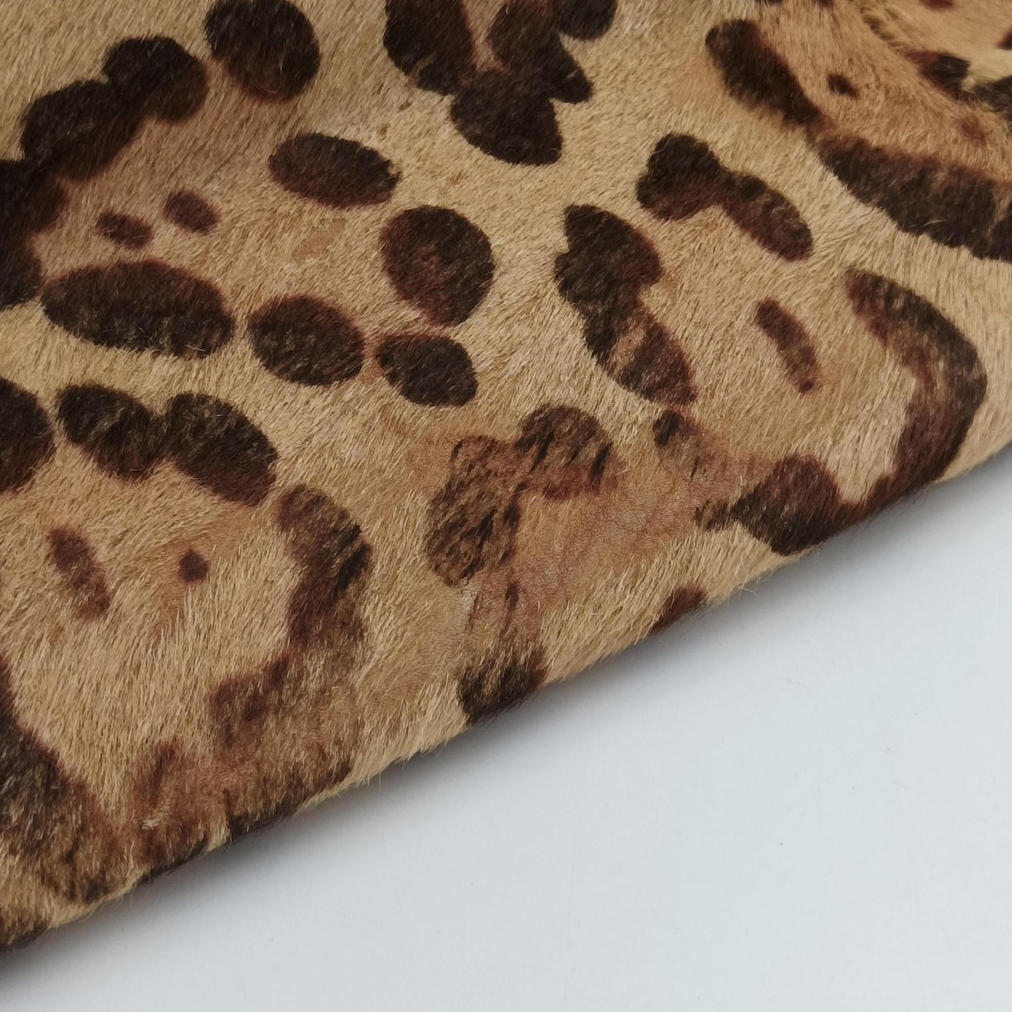 Leopard Print beige×Multicolour ponyhair×leather 2308 26320 089ヒョウ柄 ベージュ×マルチカラー ハラコ×レザー 2308 26320 089