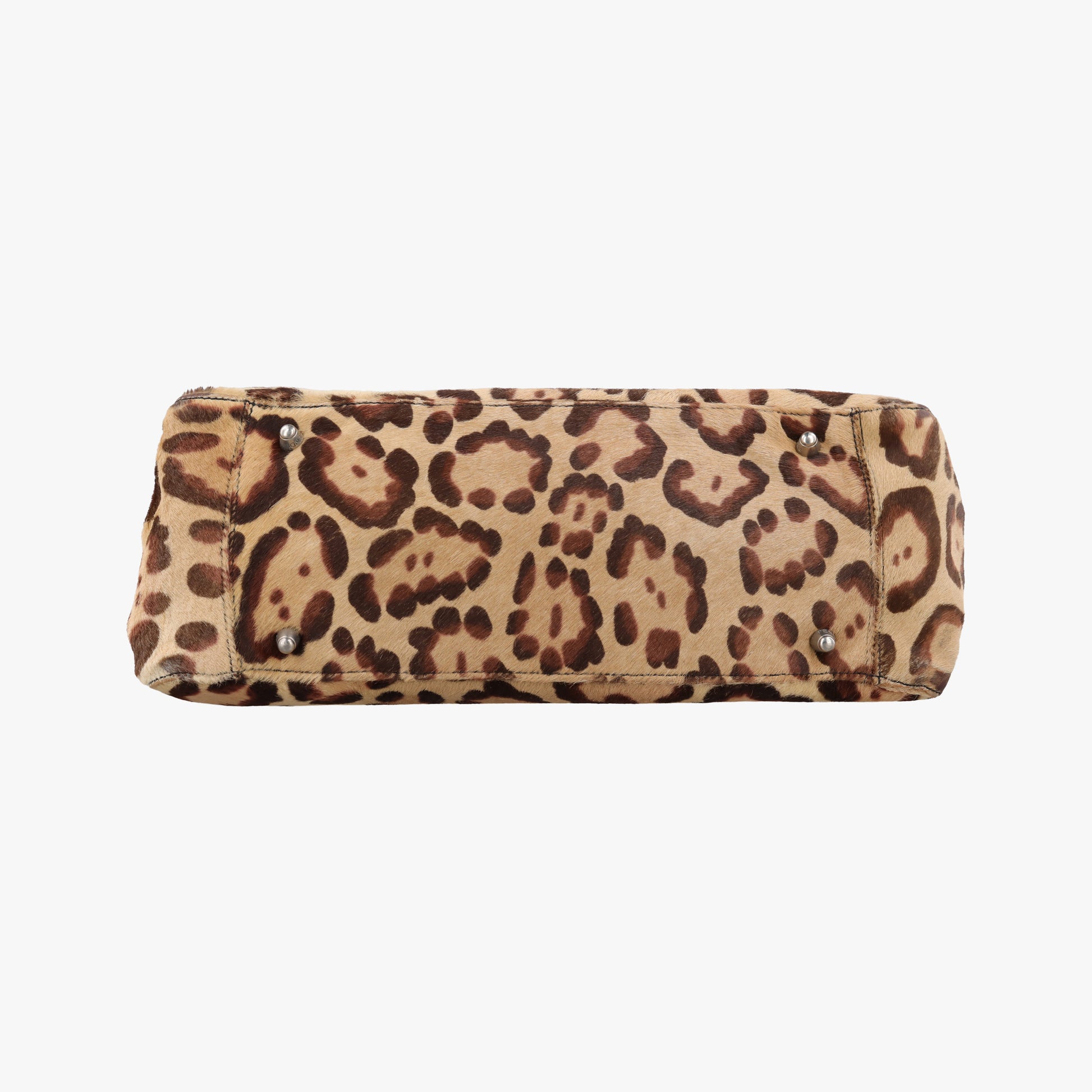 Leopard Print beige×Multicolour ponyhair×leather 2308 26320 089ヒョウ柄 ベージュ×マルチカラー ハラコ×レザー 2308 26320 089