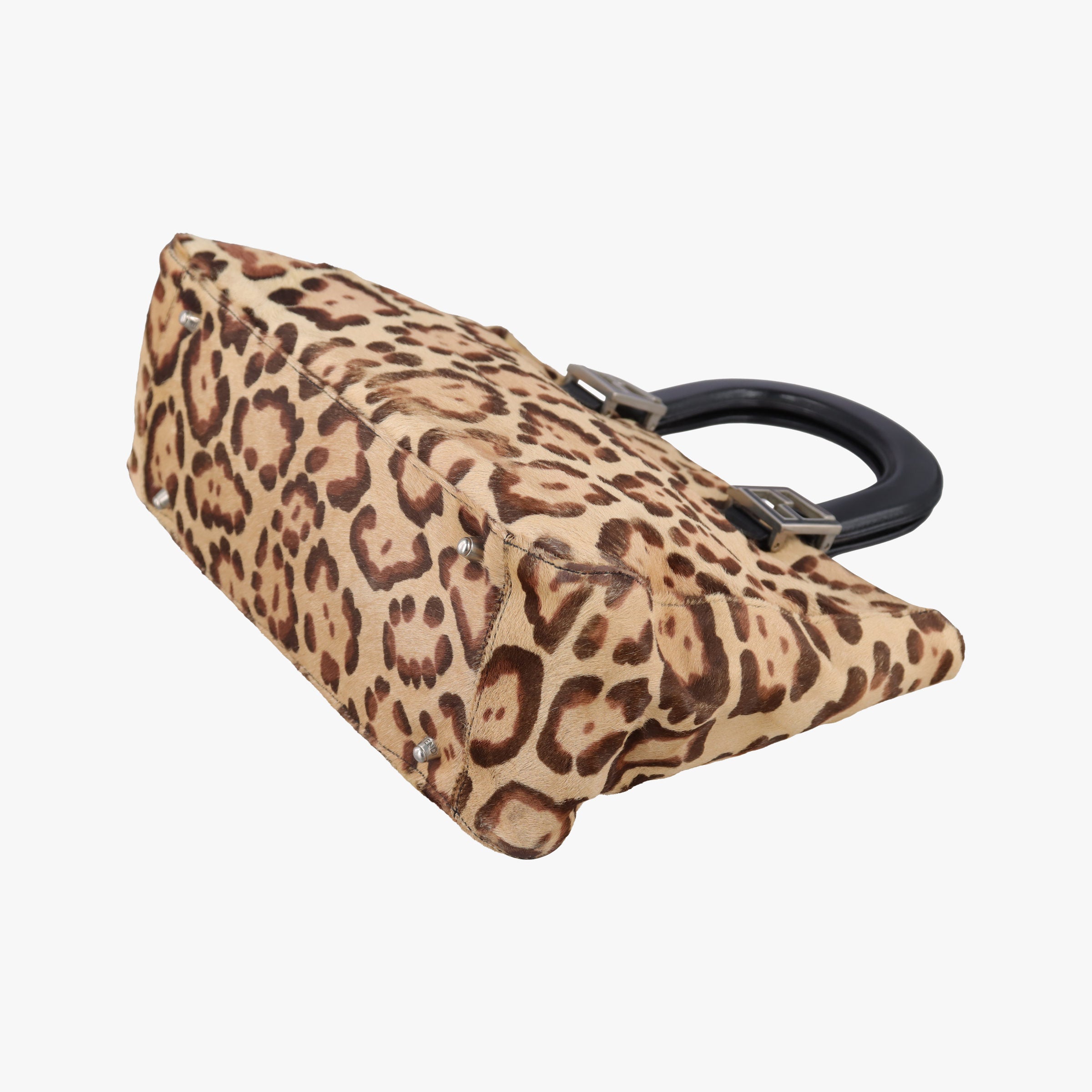 Leopard Print beige×Multicolour ponyhair×leather 2308 26320 089ヒョウ柄 ベージュ×マルチカラー ハラコ×レザー 2308 26320 089