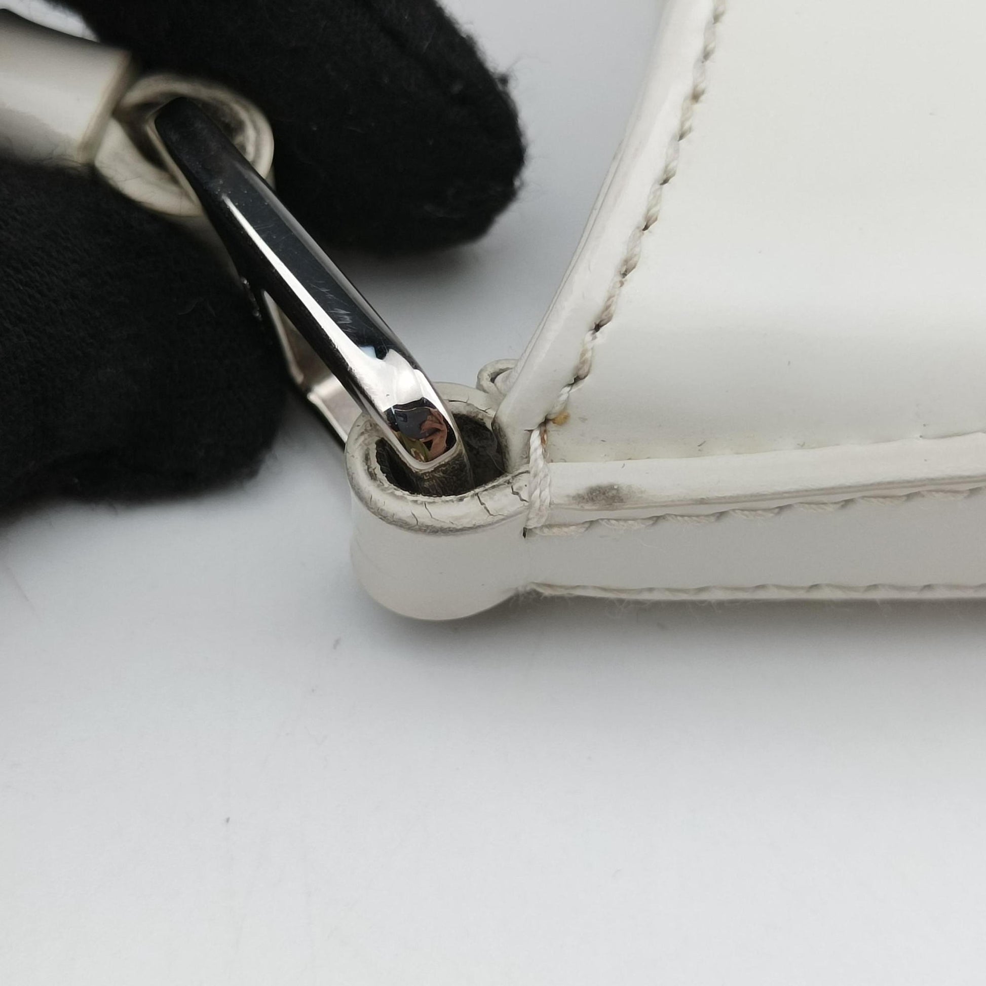 Cleo White Brushed leather 1BC499 7/3クレオ ホワイト ブラッシュドレザー 1BC499 7/3