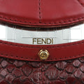 Vanity Mirror Bordeaux × Pink Python Leather × Calfskin Leather Lot number unknownヴァニティ ミラー ボルドー × ピンク パイソンレザー× カーフレザー 製番不明
