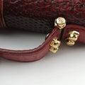 Vanity Mirror Bordeaux × Pink Python Leather × Calfskin Leather Lot number unknownヴァニティ ミラー ボルドー × ピンク パイソンレザー× カーフレザー 製番不明