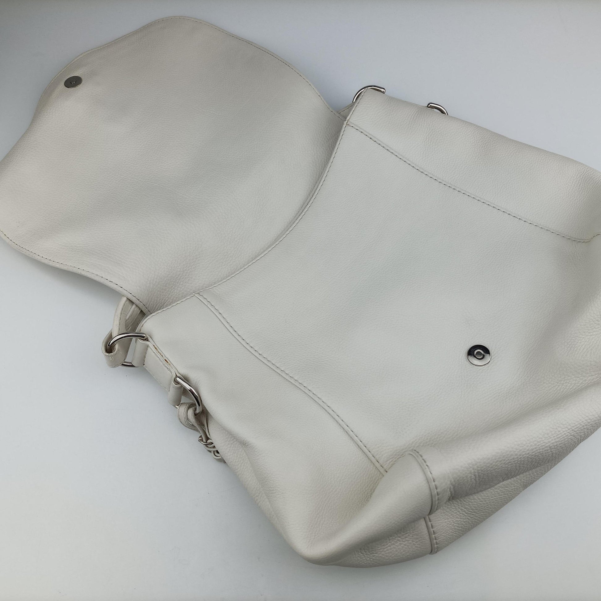 Guccissima Techno Horsebit White Leather 240236 C5850510グッチシマ ラージ テクノホースビット ホーボー ホワイト レザー 240236 C5850510