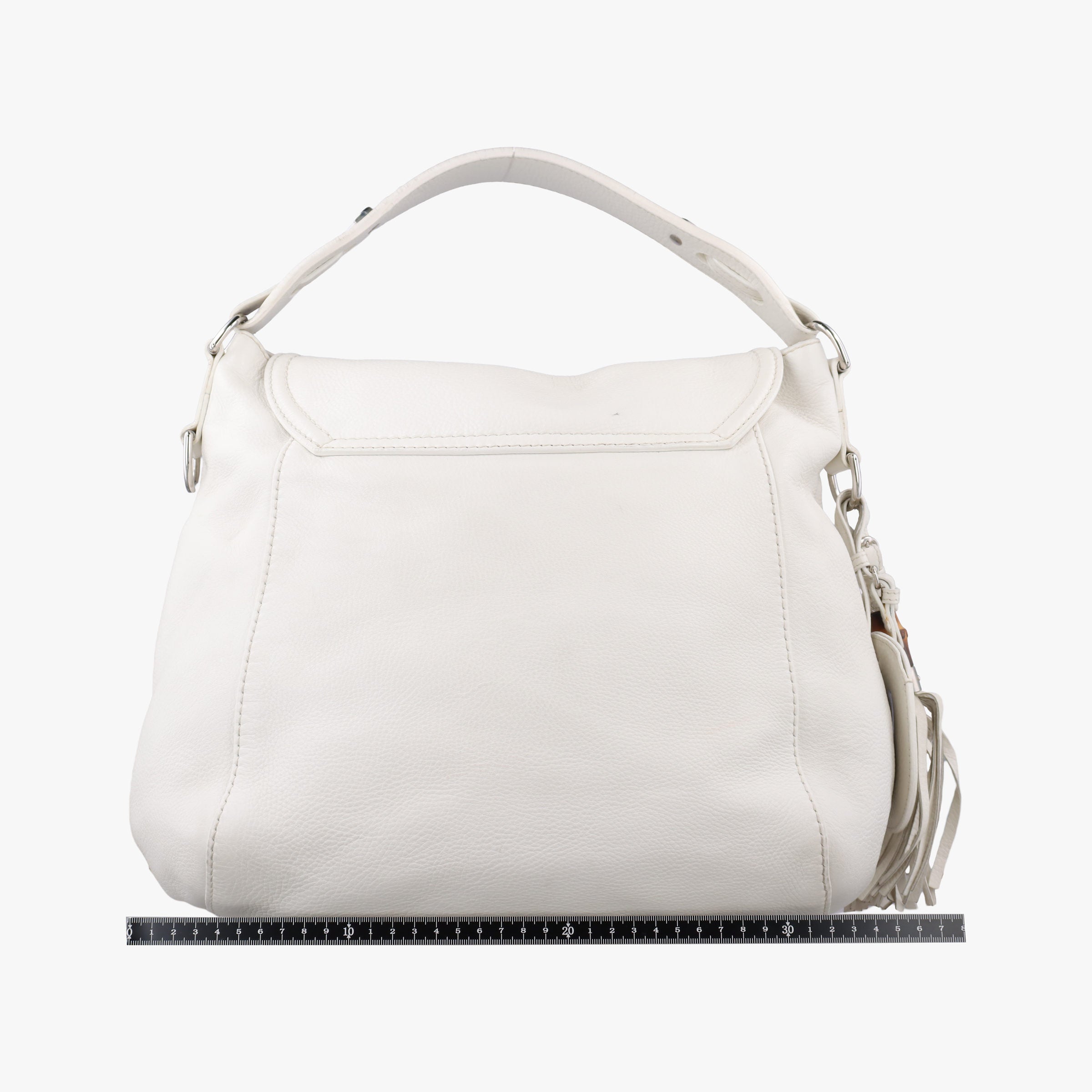 Guccissima Techno Horsebit White Leather 240236 C5850510グッチシマ ラージ テクノホースビット ホーボー ホワイト レザー 240236 C5850510