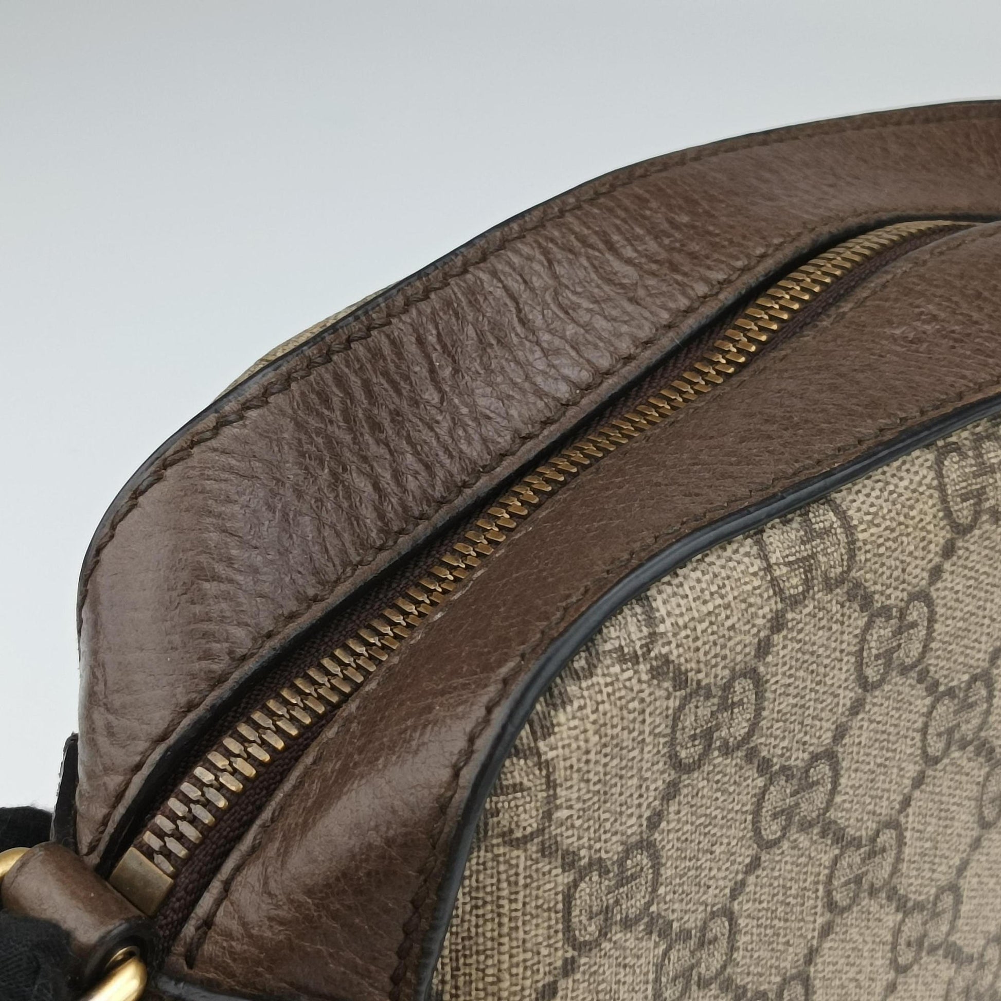 Neo Vintage Messenger beige×brown PVC coated canvas × leather 476466 Lot number unknownネオ ヴィンテージ メッセンジャー ベージュ×ブラウン PVCコーティングキャンバス×レザー 476466 製番不明