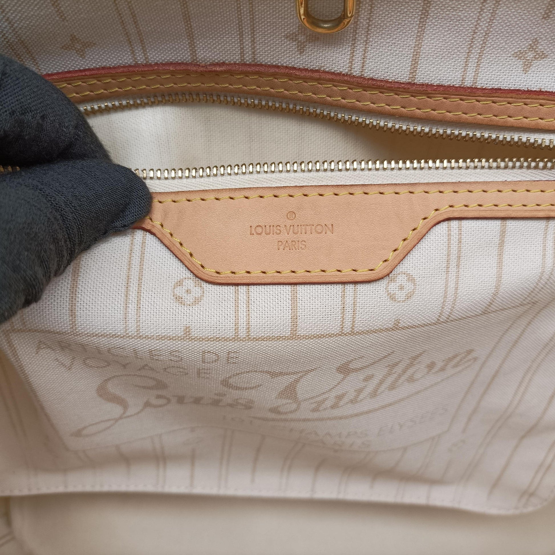 Neverfull MM Azur Damier Canvas N51107 SD2112ネヴァーフルMM アズール ダミエキャンバス N51107 SD2112