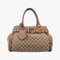 GG Running Brown GGCanvas×Leather 247183 E7281532GGランニング ブラウン GGキャンバス×レザー 247183 E7281532