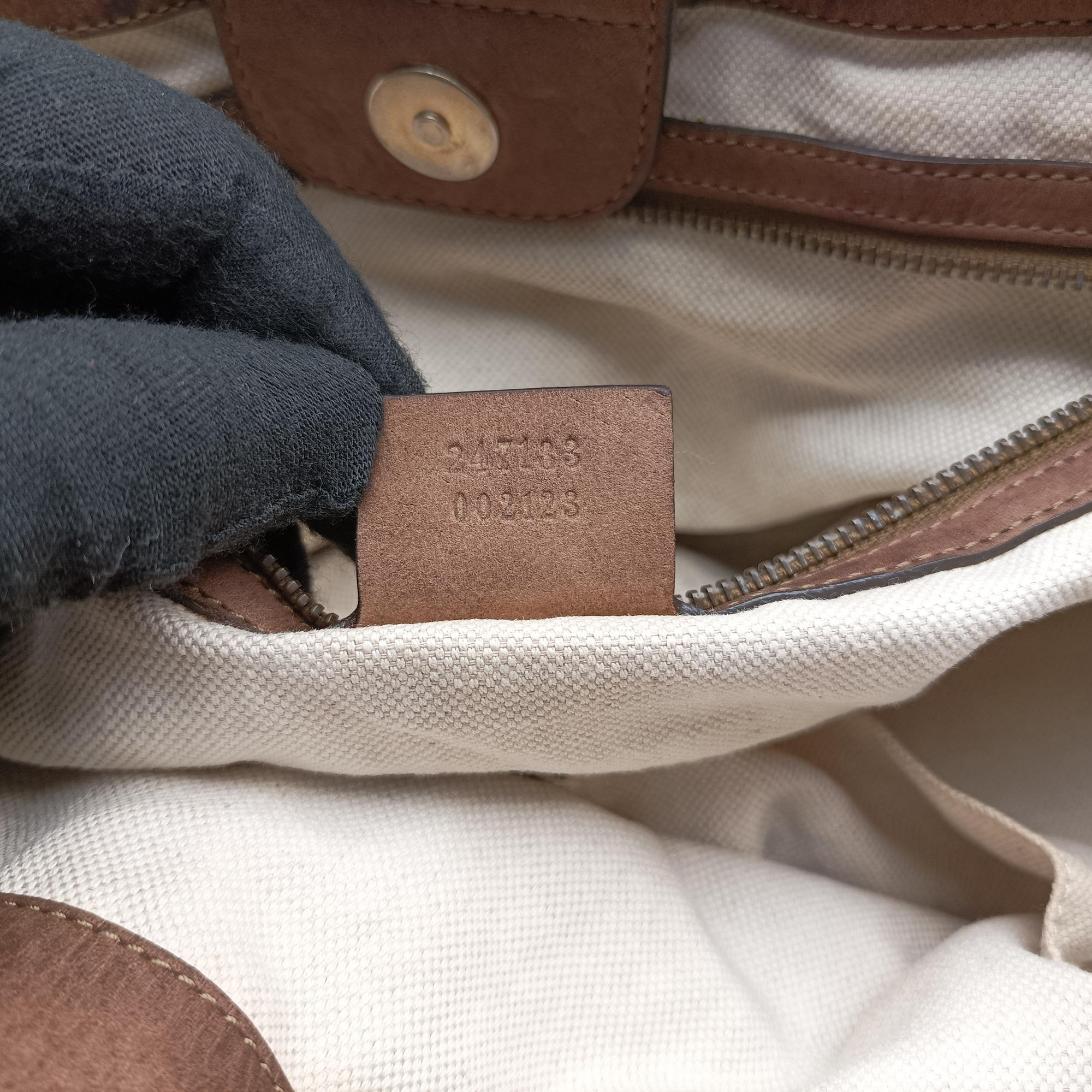 GG Running Brown GGCanvas×Leather 247183 E7281532GGランニング ブラウン GGキャンバス×レザー 247183 E7281532