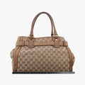 GG Running Brown GGCanvas×Leather 247183 E7281532GGランニング ブラウン GGキャンバス×レザー 247183 E7281532