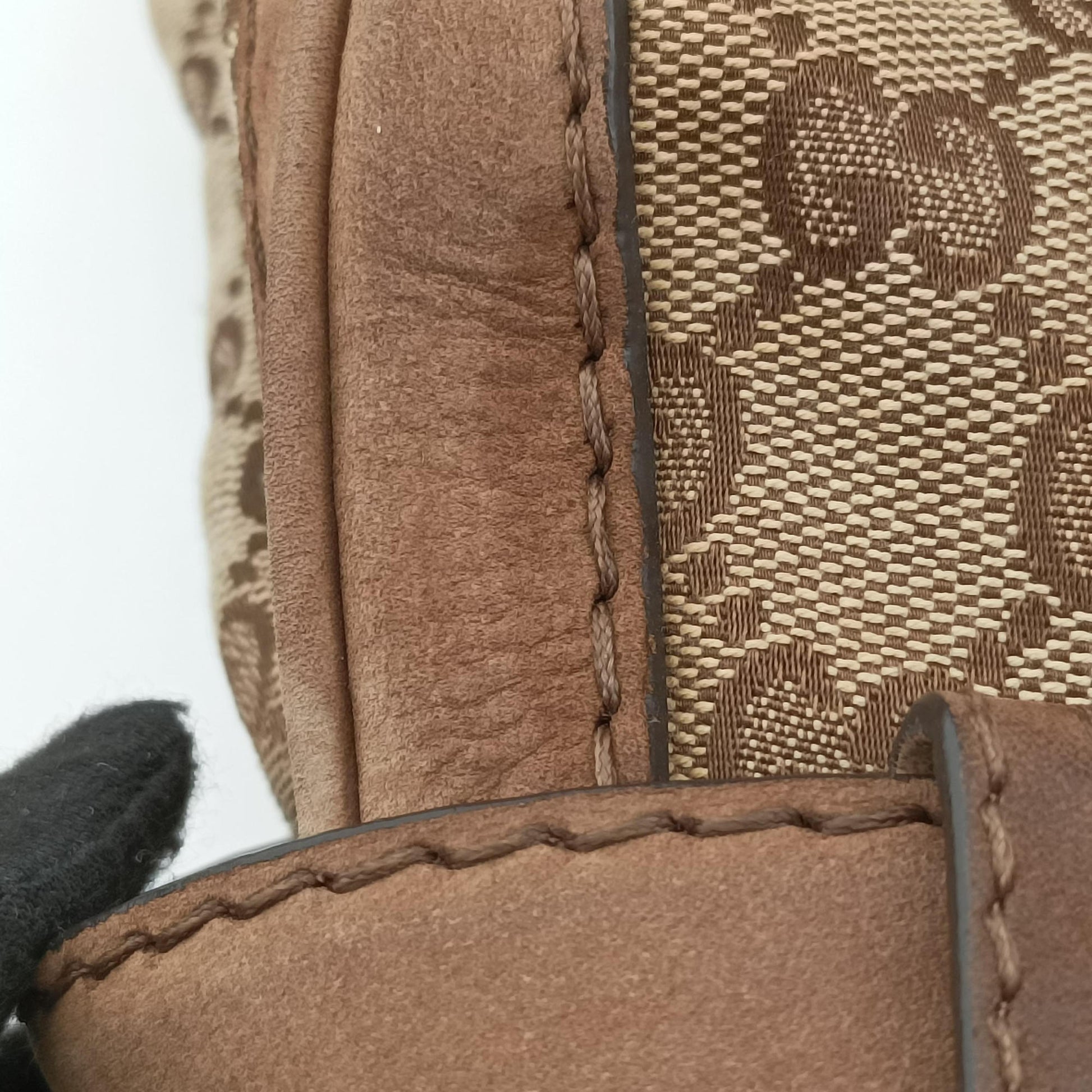 GG Running Brown GGCanvas×Leather 247183 E7281532GGランニング ブラウン GGキャンバス×レザー 247183 E7281532