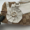 GG Abbey Brown Canvas×Leather 189828 C1828433GGアビー ブラウン キャンバス×レザー 189828 C1828433