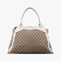 GG Abbey Brown Canvas×Leather 189828 C1828433GGアビー ブラウン キャンバス×レザー 189828 C1828433