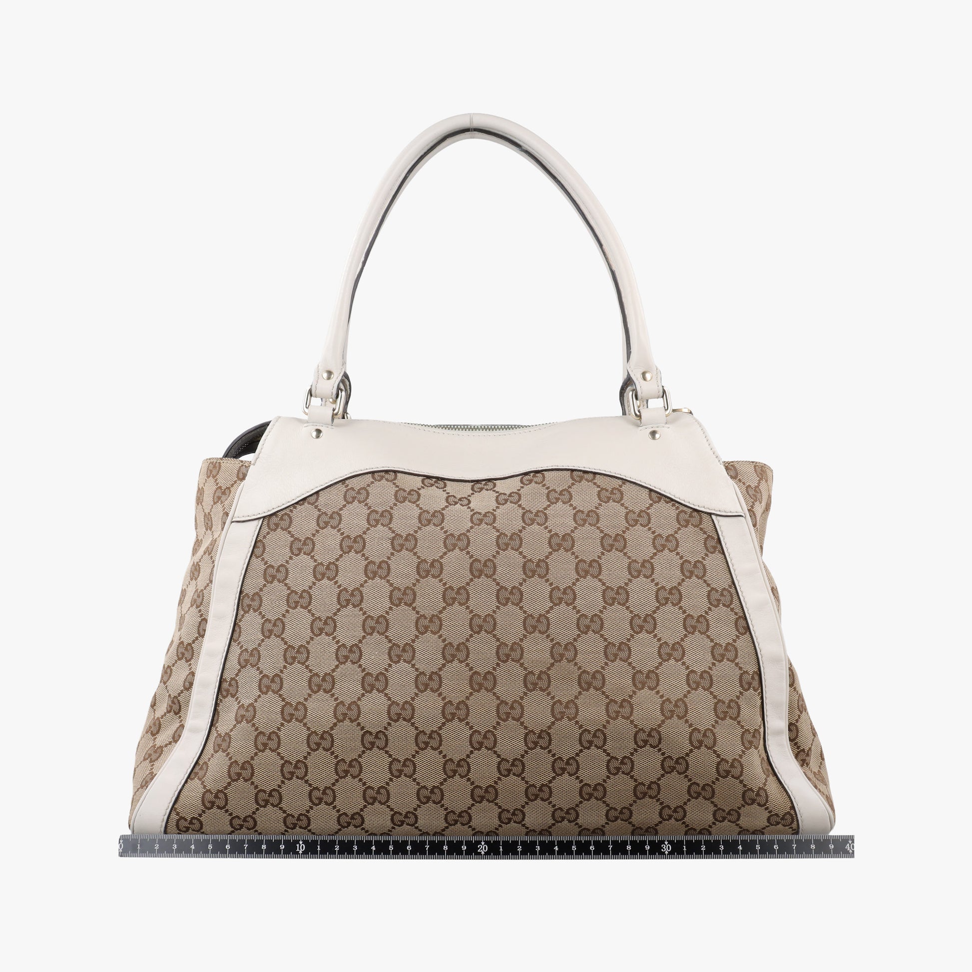 GG Abbey Brown Canvas×Leather 189828 C1828433GGアビー ブラウン キャンバス×レザー 189828 C1828433