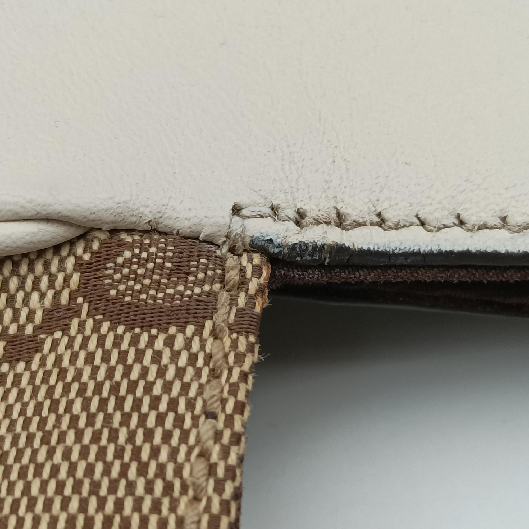 GG Abbey Brown Canvas×Leather 189828 C1828433GGアビー ブラウン キャンバス×レザー 189828 C1828433