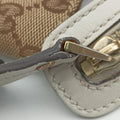 GG Abbey Brown Canvas×Leather 189828 C1828433GGアビー ブラウン キャンバス×レザー 189828 C1828433