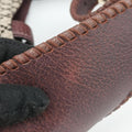New Jackie Beige × Bordeaux canvas×leather 246907 G7342791ニュージャッキー ベージュ × ボルドー キャンバス x レザー 246907 G7342791