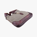New Jackie Beige × Bordeaux canvas×leather 246907 G7342791ニュージャッキー ベージュ × ボルドー キャンバス x レザー 246907 G7342791