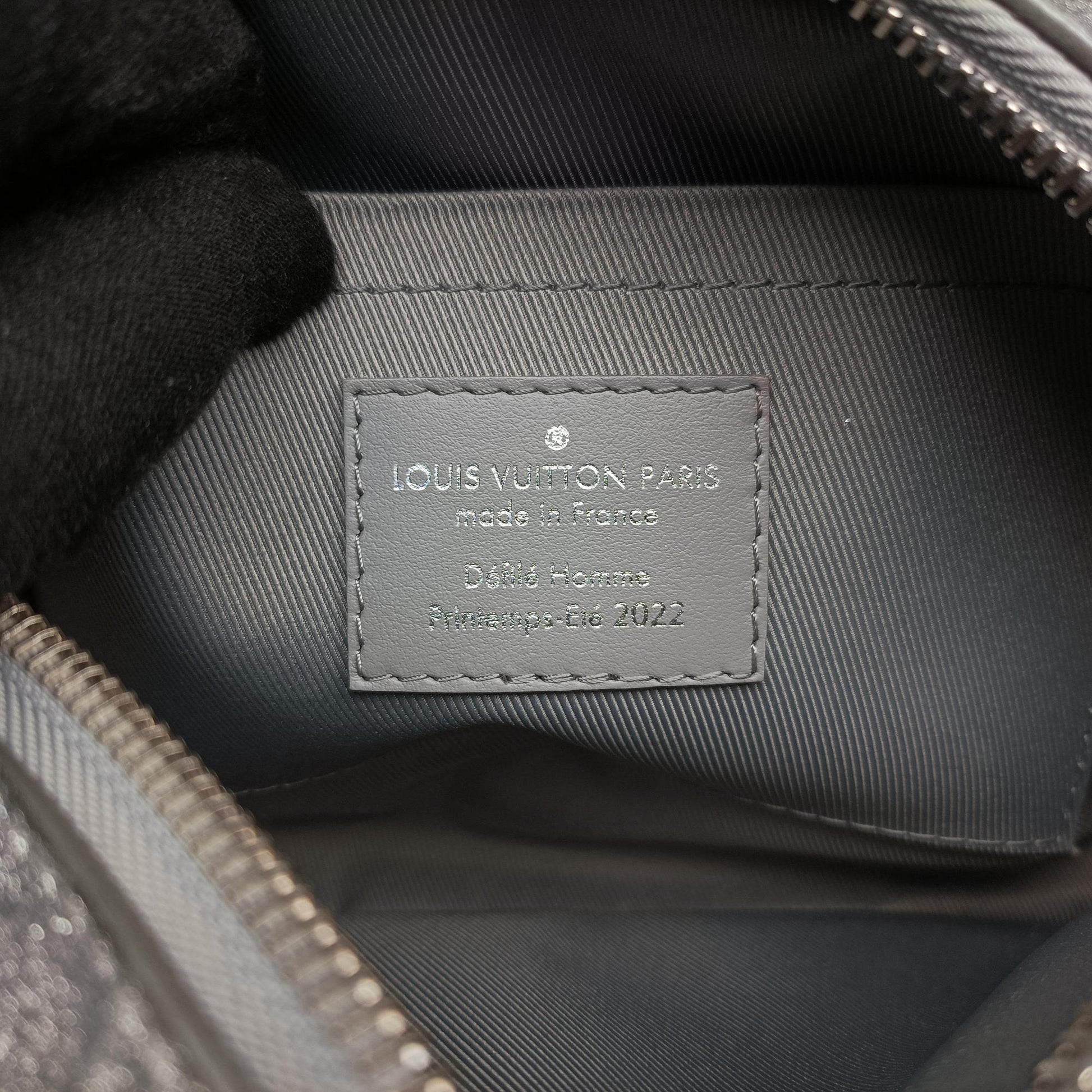Mini Soft Trunk Silver Leather M59726 IC Chipミニソフトトランク シルバー レザー M59726 ICチップ